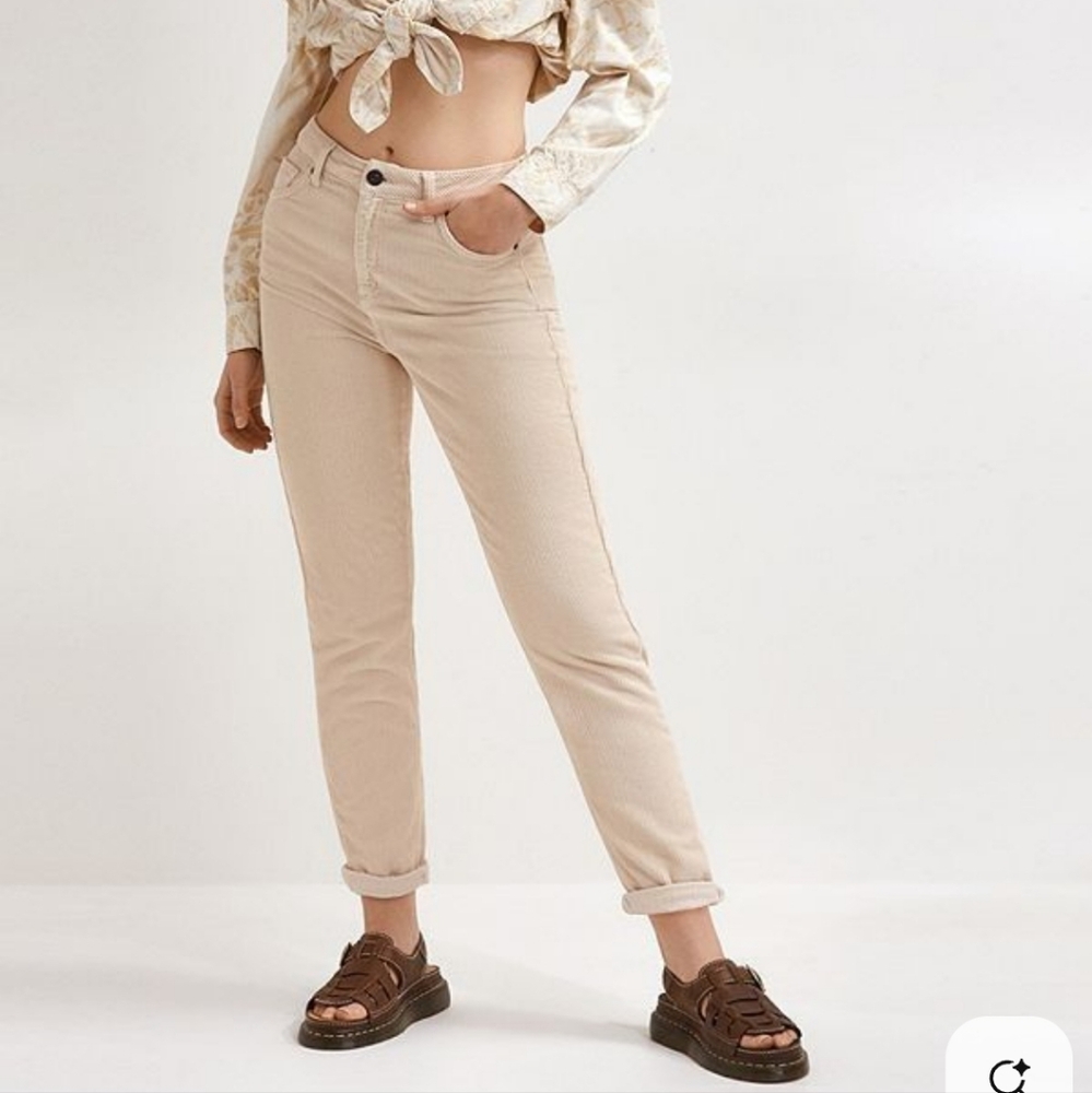 BDG Beige High-Waisted Pants